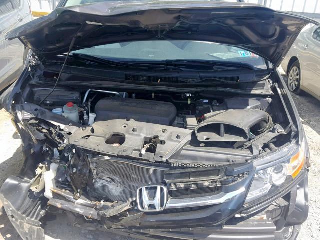 5FNRL5H30GB155119 - 2016 HONDA ODYSSEY SE GRAY photo 7