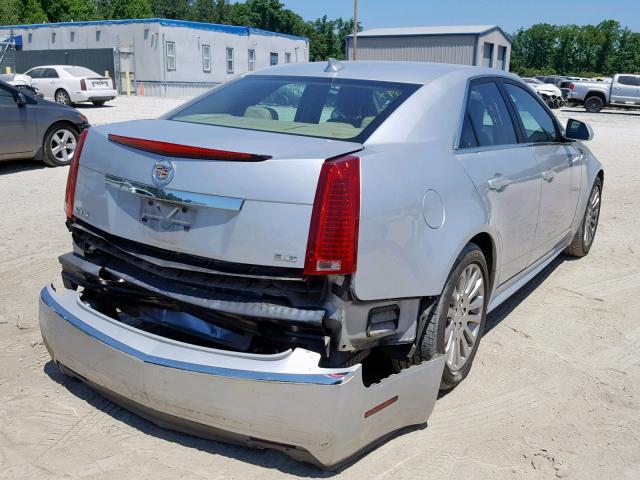 1G6DJ5EV5A0118422 - 2010 CADILLAC CTS PERFOR SILVER photo 4