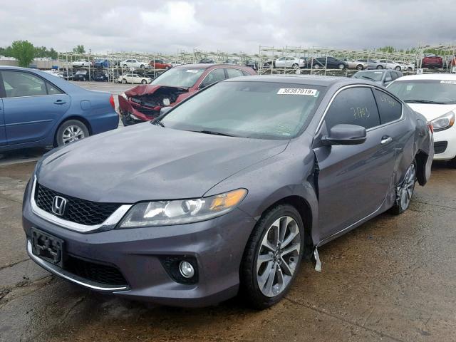 1HGCT2B84EA007538 - 2014 HONDA ACCORD EXL SILVER photo 2