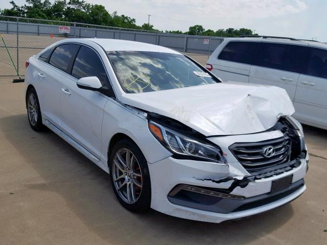 5NPE34AF0FH041862 - 2015 HYUNDAI SONATA SPO WHITE photo 1