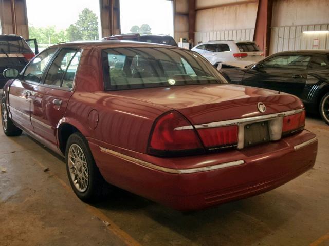 2MEFM74W5WX664048 - 1998 MERCURY GRAND MARQ RED photo 3