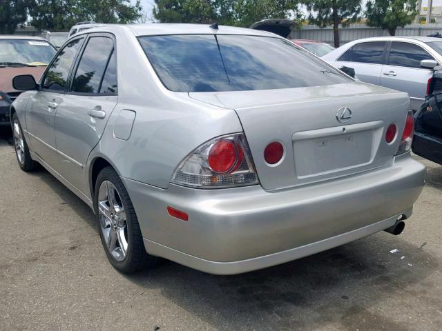 JTHBD182710028676 - 2001 LEXUS IS 300 SILVER photo 3