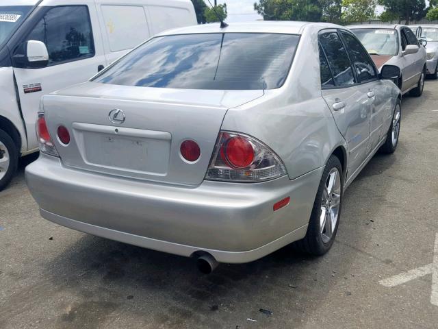 JTHBD182710028676 - 2001 LEXUS IS 300 SILVER photo 4