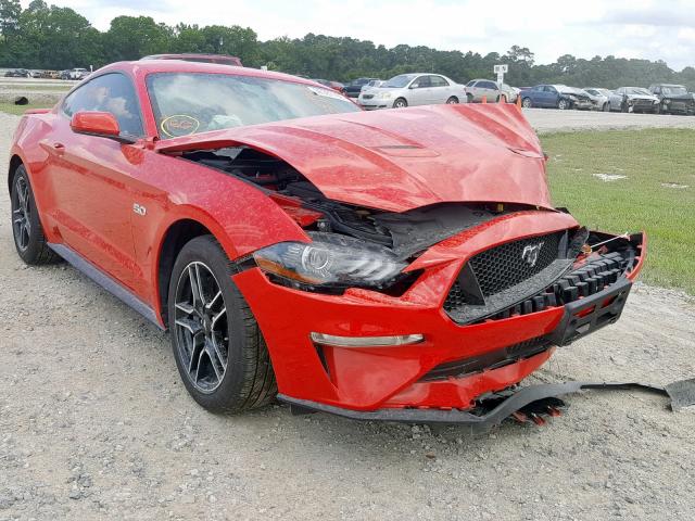 1FA6P8CF0K5134362 - 2019 FORD MUSTANG GT RED photo 1