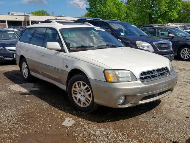 4S3BH806237620882 - 2003 SUBARU LEGACY OUT WHITE photo 1