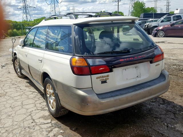 4S3BH806237620882 - 2003 SUBARU LEGACY OUT WHITE photo 3