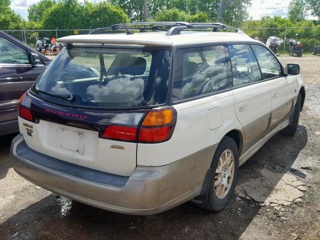 4S3BH806237620882 - 2003 SUBARU LEGACY OUT WHITE photo 4