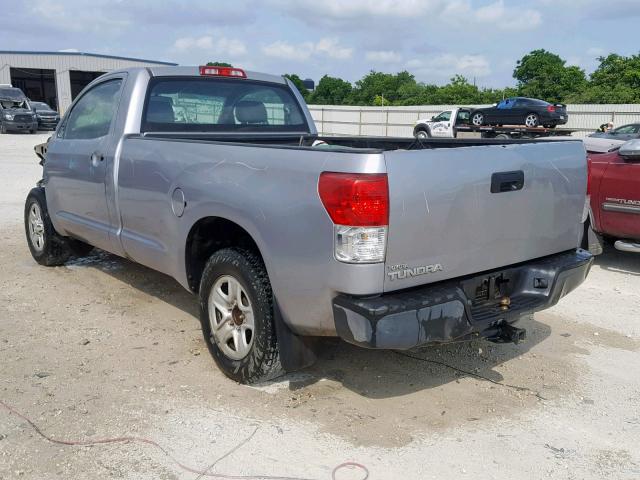 5TFLU5F10AX021180 - 2010 TOYOTA TUNDRA SILVER photo 3