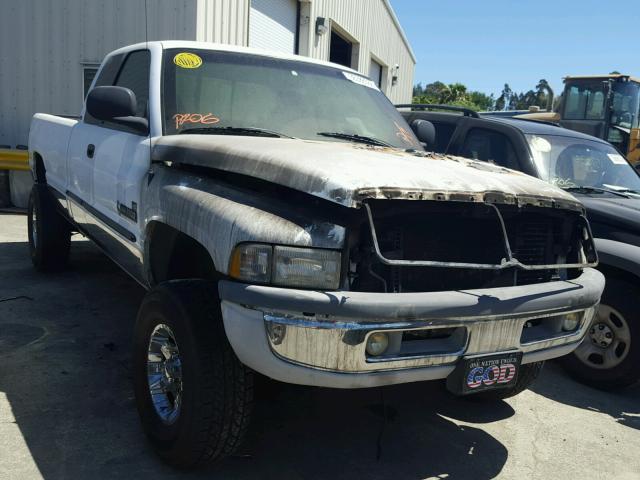 1B7KF2366YJ161879 - 2000 DODGE RAM 2500 WHITE photo 1