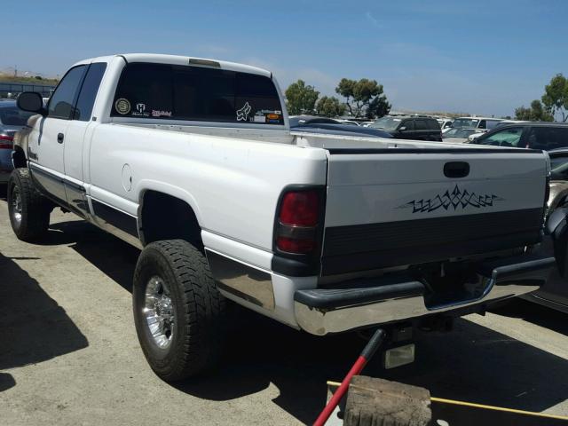 1B7KF2366YJ161879 - 2000 DODGE RAM 2500 WHITE photo 3