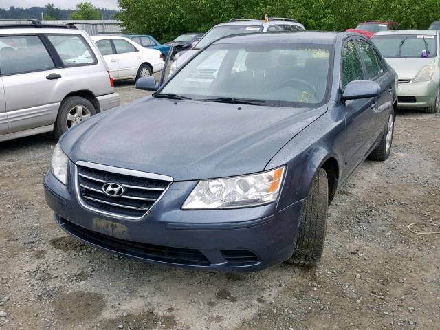 5NPET46C79H531752 - 2009 HYUNDAI SONATA GLS CHARCOAL photo 2