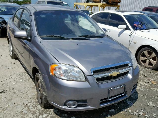 KL1TG5DE6BB175024 - 2011 CHEVROLET AVEO LT GRAY photo 1