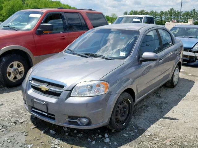 KL1TG5DE6BB175024 - 2011 CHEVROLET AVEO LT GRAY photo 2