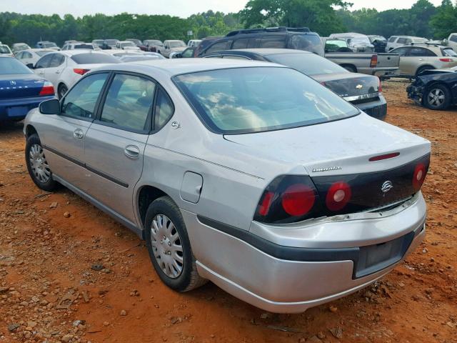 2G1WF52E949345689 - 2004 CHEVROLET IMPALA SILVER photo 3