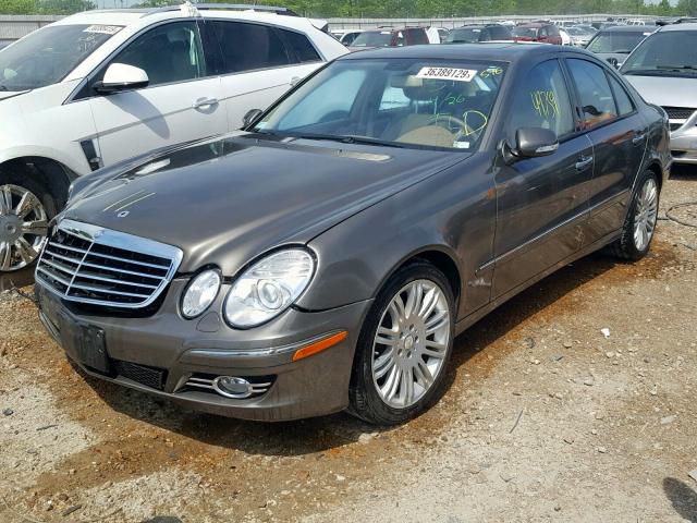 WDBUF56X58B341782 - 2008 MERCEDES-BENZ E 350 GRAY photo 2