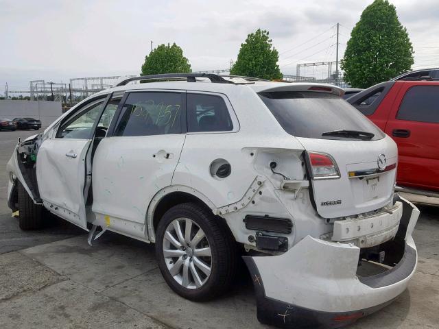 JM3TB38V080138407 - 2008 MAZDA CX-9 WHITE photo 3