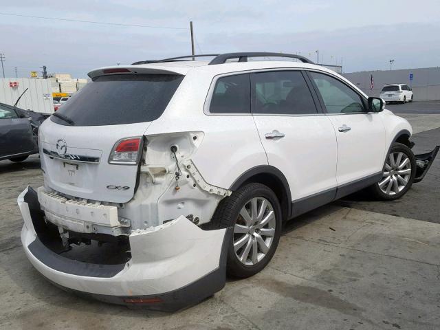 JM3TB38V080138407 - 2008 MAZDA CX-9 WHITE photo 4