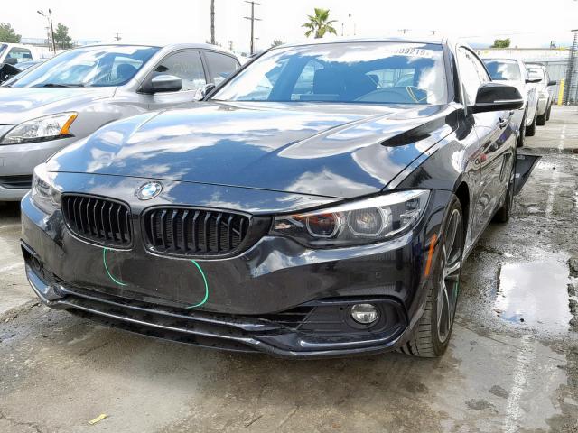 WBA4J1C5XJBG78093 - 2018 BMW 430I GRAN BLACK photo 2