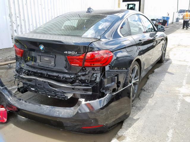 WBA4J1C5XJBG78093 - 2018 BMW 430I GRAN BLACK photo 4