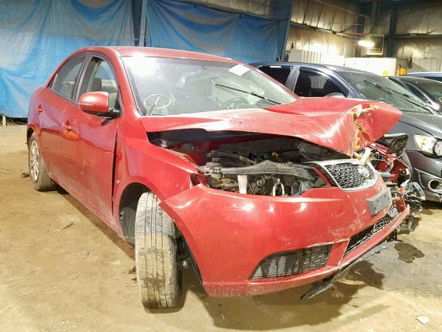 KNAFU4A27B5886326 - 2011 KIA FORTE EX RED photo 1