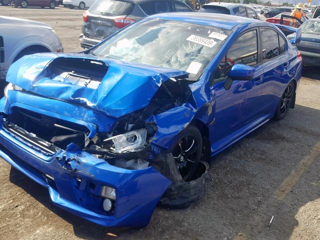 JF1VA1G66F8823194 - 2015 SUBARU WRX LIMITE BLUE photo 2