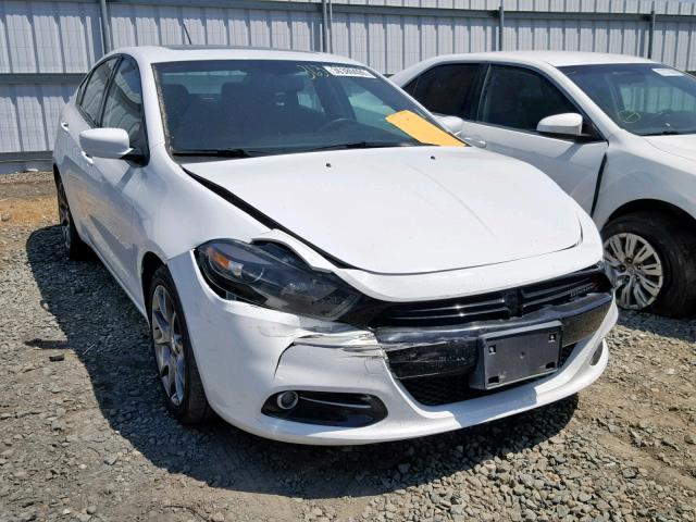 1C3CDFBB5ED771366 - 2014 DODGE DART SXT WHITE photo 1