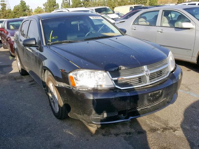 1B3CC1FB2AN235282 - 2010 DODGE AVENGER EX BLACK photo 1