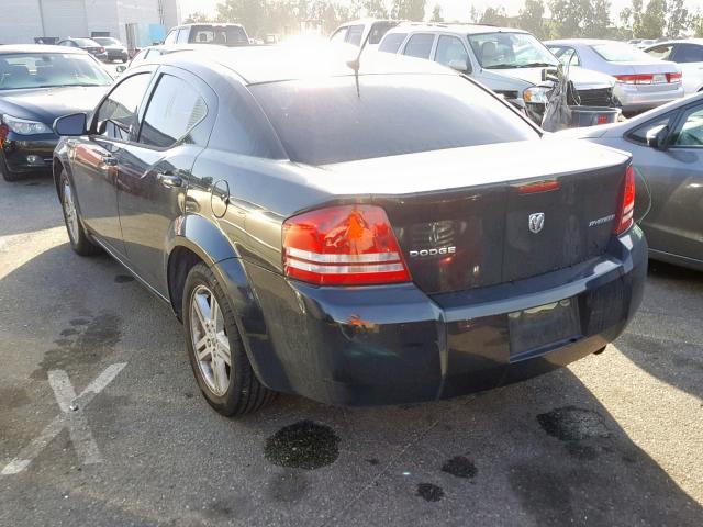 1B3CC1FB2AN235282 - 2010 DODGE AVENGER EX BLACK photo 3