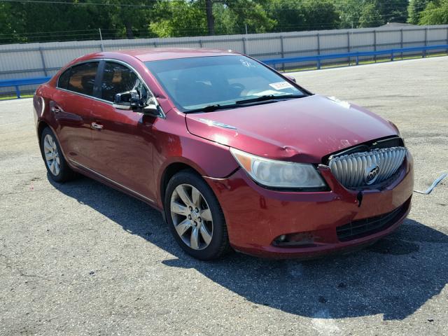 1G4GC5EG1AF235879 - 2010 BUICK LACROSSE C RED photo 1