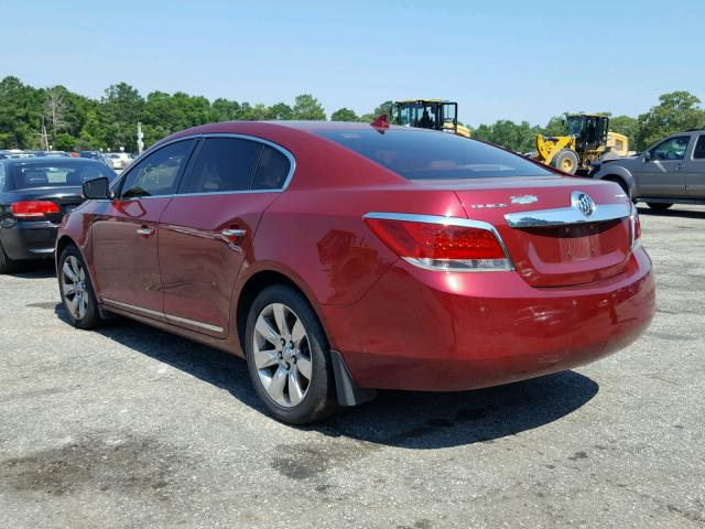 1G4GC5EG1AF235879 - 2010 BUICK LACROSSE C RED photo 3