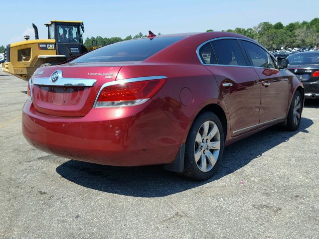 1G4GC5EG1AF235879 - 2010 BUICK LACROSSE C RED photo 4