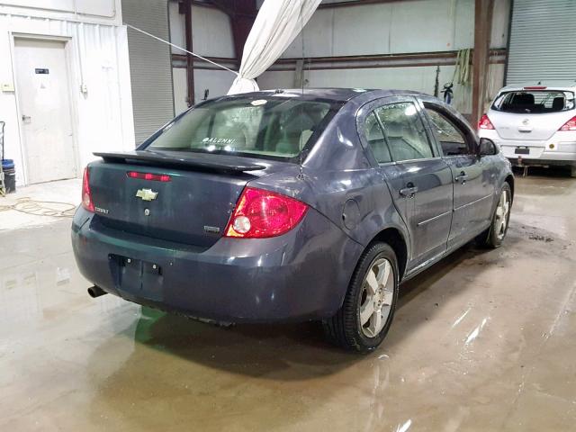 1G1AL58F187213116 - 2008 CHEVROLET COBALT LT BLUE photo 4