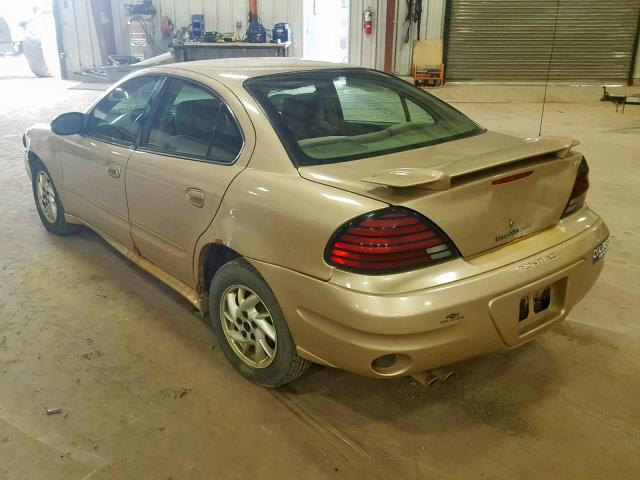 1G2NF52E44M547625 - 2004 PONTIAC GRAND AM GOLD photo 3