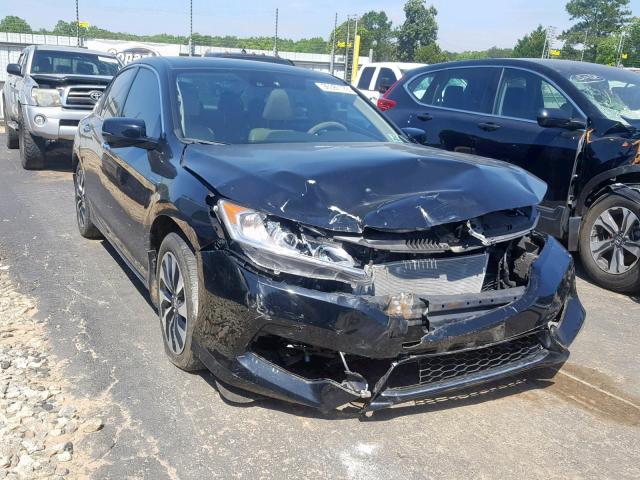 JHMCR6F51HC018606 - 2017 HONDA ACCORD HYB BLACK photo 1