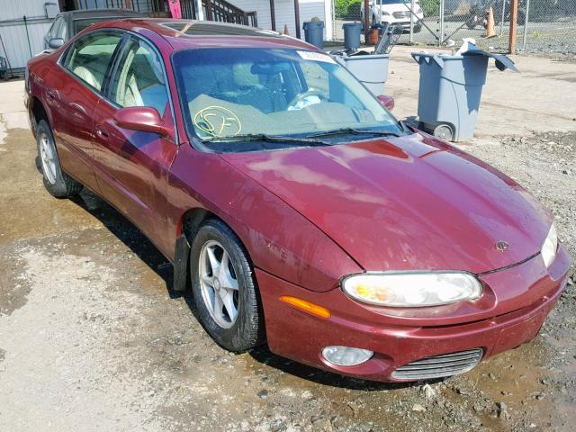 1G3GR62H814104045 - 2001 OLDSMOBILE AURORA MAROON photo 1