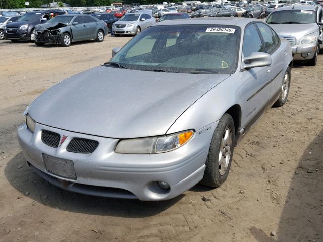 1G2WP52K3XF335881 - 1999 PONTIAC GRAND PRIX GRAY photo 2