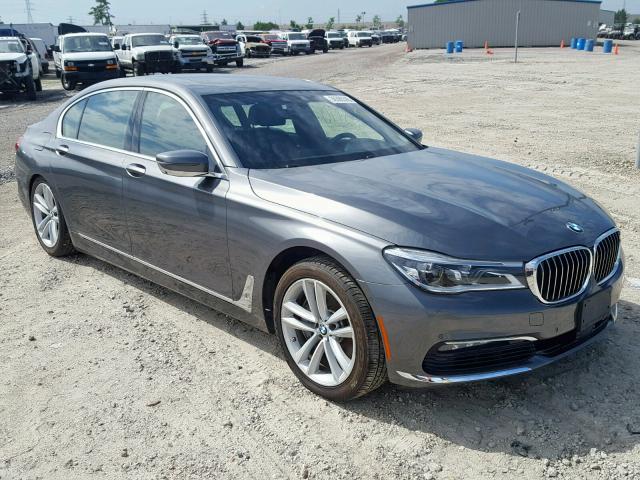 WBA7F2C53GG416073 - 2016 BMW 750 XI GRAY photo 1