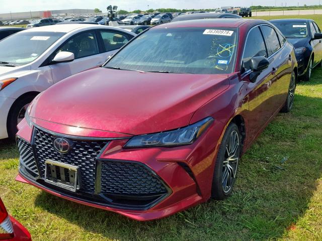 4T1BZ1FB2KU012946 - 2019 TOYOTA AVALON XLE RED photo 2