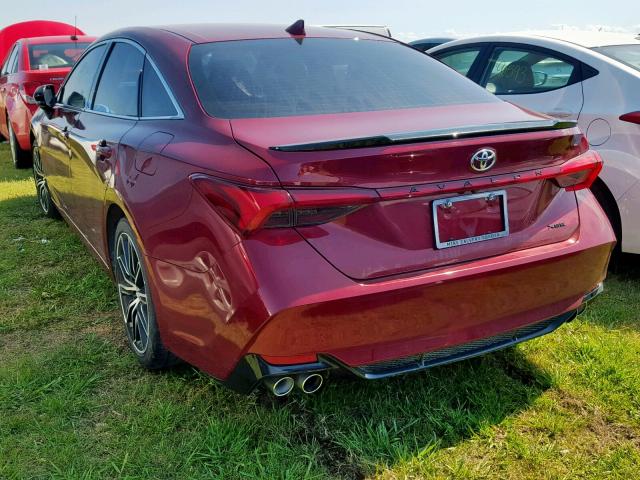 4T1BZ1FB2KU012946 - 2019 TOYOTA AVALON XLE RED photo 3