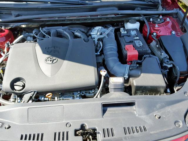 4T1BZ1FB2KU012946 - 2019 TOYOTA AVALON XLE RED photo 7