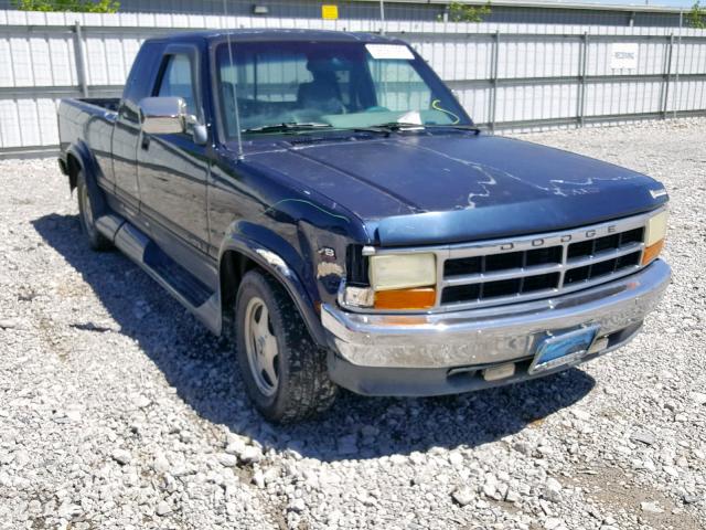 1B7GL23Y9RS543738 - 1994 DODGE DAKOTA BLUE photo 1