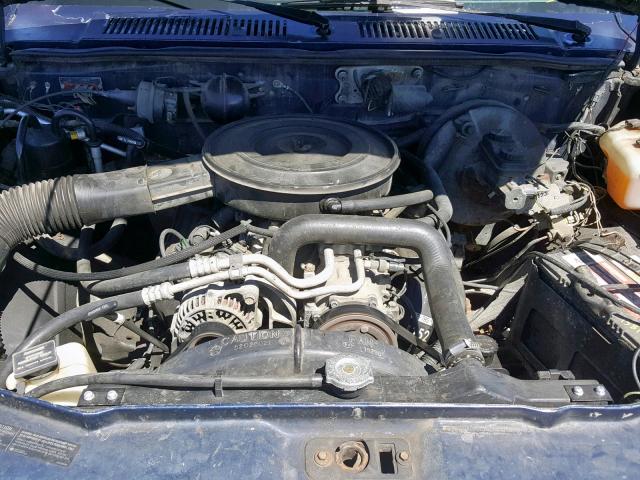 1B7GL23Y9RS543738 - 1994 DODGE DAKOTA BLUE photo 7