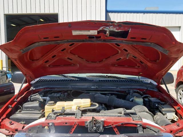 1FTSX31S2XED89162 - 1999 FORD F350 SRW S RED photo 7