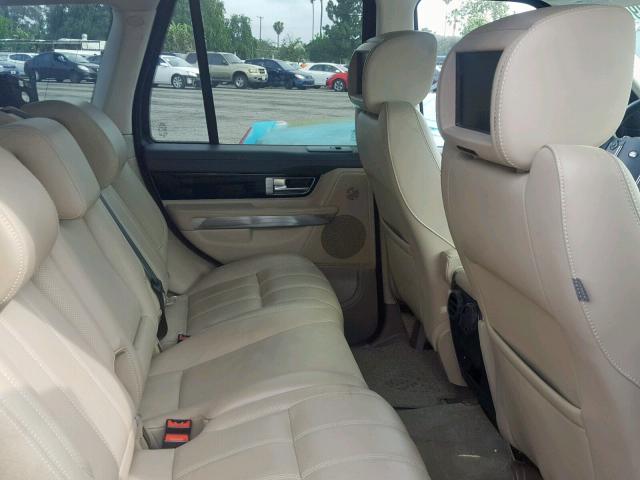 SALSK2D40DA805159 - 2013 LAND ROVER RANGE ROVE BLUE photo 6