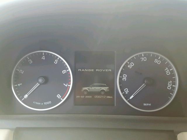 SALSK2D40DA805159 - 2013 LAND ROVER RANGE ROVE BLUE photo 8