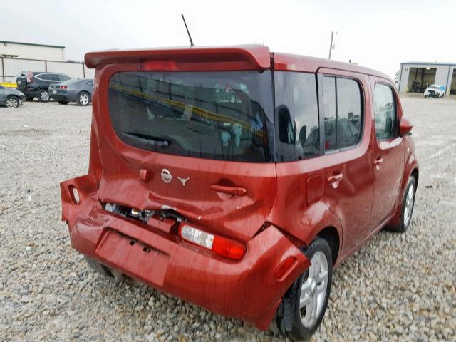 JN8AZ2KR8CT253396 - 2012 NISSAN CUBE BASE RED photo 4