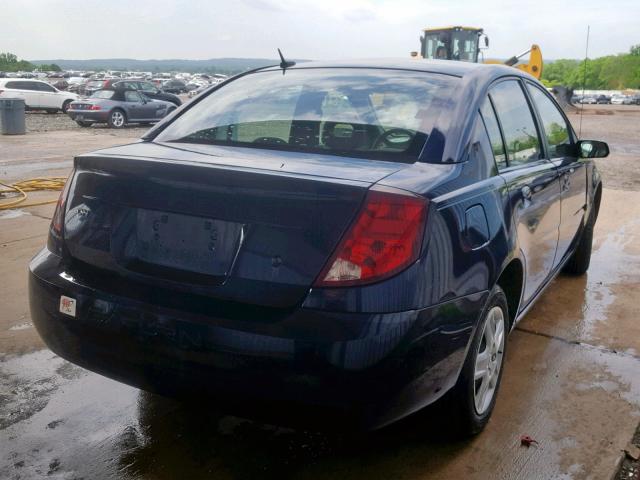 1G8AJ55F17Z116335 - 2007 SATURN ION LEVEL BLUE photo 4