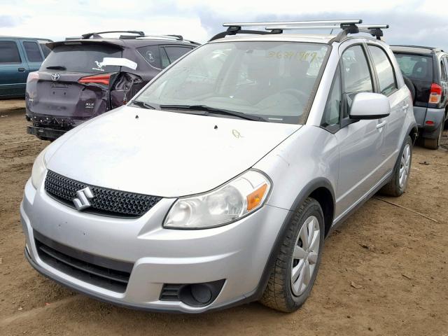 JS2YB5A34A6311356 - 2010 SUZUKI SX4 GRAY photo 2