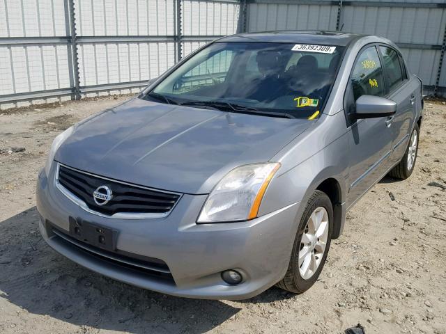 3N1AB6AP6BL732347 - 2011 NISSAN SENTRA 2.0 GRAY photo 2