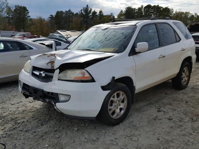 2HNYD18612H529388 - 2002 ACURA MDX TOURIN WHITE photo 2